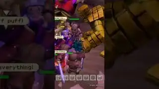 DRAGON QUEST BUILDERS 2 defendendo a vila dos grandes montros