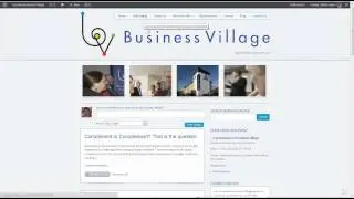 Swindon Business Village - Managing Your Profile