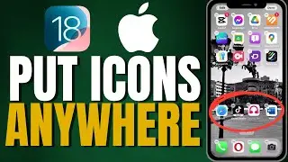 How to Move App Icons Anywhere on iPhone Homescreen - iOS 18
