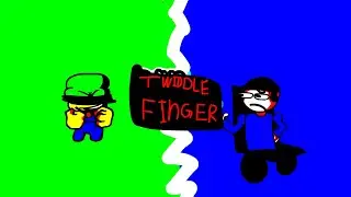 fnf TwiddleFinger but D&B animation lyrics (Good ending)