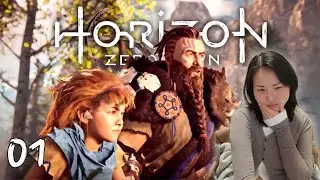 The Start of a New World.. CRYING | First Playthrough Horizon Zero Dawn | Lets Play Part 1