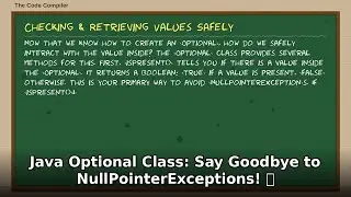 Java Optional Class Tutorial: STOP NullPointerExceptions! 🛑 Learn Java Programming