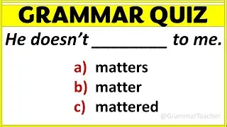 GRAMMAR QUIZ. 50 GRAMMAR QUESTIONS. GRAMMAR TEST.