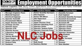 National Logistics Cell Jobs 2021||NLC Jobs 2021