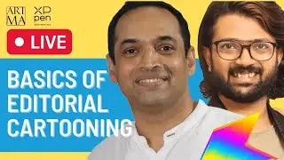 🔴 [LIVE] [GIVEAWAY] LEARN THE BASICS OF EDITORIAL CARTOONING With Satish Acharya