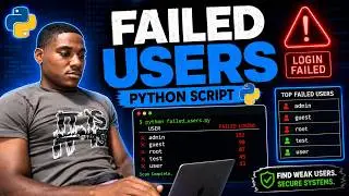 Python Failed Login Tracker | Cybersecurity Python Project for Beginners