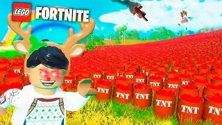 Hice las Cosas Mas LOCAS en LEGO Fortnite y Esto Pasó...