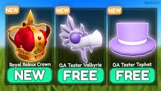 HOW TO GET ALL QA TESTER ITEMS! (Roblox Items)