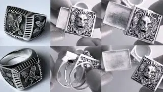 Latest Silver Rings Design For Men | Unique Silver Rings Design @Repairingclub8525