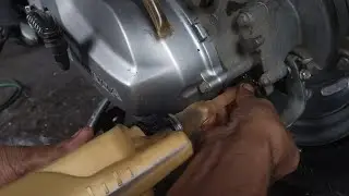 How to change Engine Oil or Gear Oil in scooter or scooty.