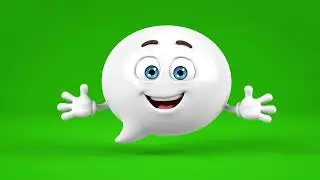 Message Notification Green Screen ( Cartoon Version )