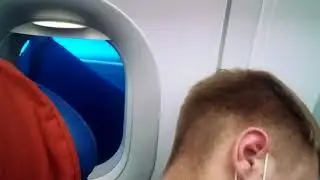 встретил рассвет в самолёте Боинг 737