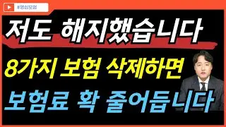 불필요한 보험 8가지는 설계사인 저도 가입 안했습니다. (광고나 말장난에 속지마세요)