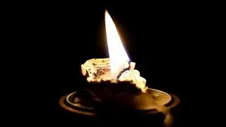 Burning Candle gives Light and Heat