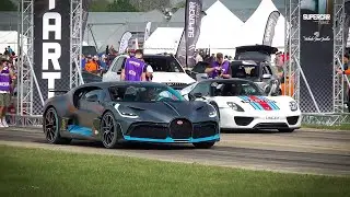 Supercars LAUNCHING & ACCELERATING on a Closed Runway