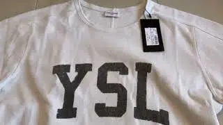 YSL LOGO T-SHIRT UNBOXING
