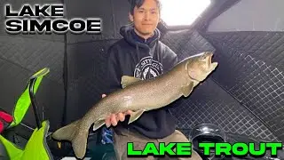 Ice Fishing Lake Trout | Lake Simcoe Ice Fishing 2023