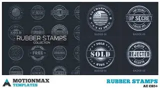 RUBBER STAMPS ►  AFTER EFFECTS TEMPLATES