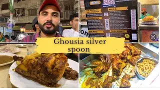Ghousia silver spoon | husenabad Karachi | Pakistan best charga #charga