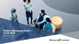 Modern Workplace - Ihr Webinar von Westcon mit  Microsoft, Checkpoint, Audiocodes und Poly.