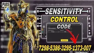 New Best Sensitivity Settings for pubg Mobile in 2024 || sensitivity and control codes🔥new  update