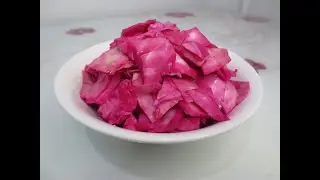 Капуста со свеклой на зиму. Хрустящая, вкусная съедается мгновенно!