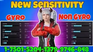 NEW UPDATE 3.8 🔥BEST SENSITIVITY CODE +CONTROL SETTINGS BGMI | bgmi sensitivity code today
