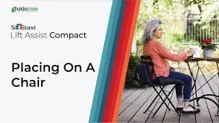 SitNStand Lift Assist Compact - Placing On A Chair | Aidacare