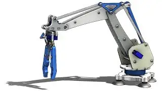 SolidWorks Tutorial # 310: Robotic arm (layout design, mate controller)