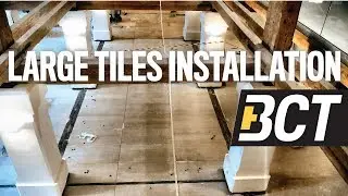 Beautiful Large Tiles Installation for the Most Luxurious Results