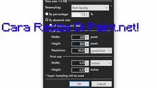 Cara Resize Image Di Paint.net!!!!