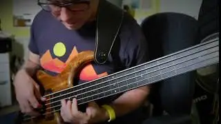 Fretless jazz fusion bass solo for 'Strange Weather' by Mike Forrest Flynn