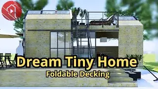 Dream tiny home with foldable decking | Tiny home design review