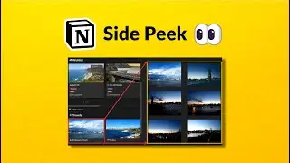 Side Peek - Notion New Update!