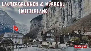 Exploring Lauterbrunnen and Mürren in Winter | Walking Tour