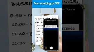 Scan Anything to PDF