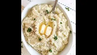 Buttery Creamy Cauliflower Mashed Potatoes #shorts | low carb keto
