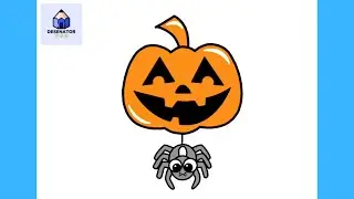 Cum Să Desenezi Un DOVLEAC SI PAIANJEN (De Halloween) | Usor Pas cu Pas Tutorial pentru Incepatori