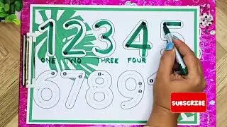 Learn number names 1 to 10 in english | Number names | Number names with spelling