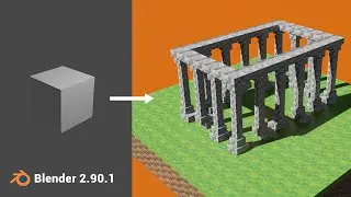 Minecraft game wall ll Blender 3D Tutorial ll
