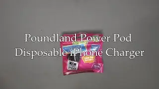 What's inside: Poundland Power Pod Disposable iPhone Charger