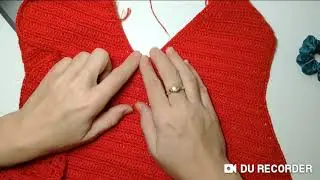 Комбинезон вязаный крючком урок 4.