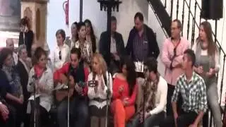 ROMERIA GITANA VIRGEN DE LOS REMEDIOS EN FREGENAL DE LA SIERRA   EXTREMADURA   SPAIN  1   CANTE Y BAILE EN LA ERMITA DURANTE LA MISA