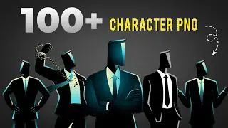 🔥 100+ Businessman Character PNGs for Video Editing | Free Download Link 🔗