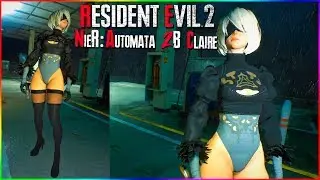 Resident Evil 2 NieR Automata 2B For Claire