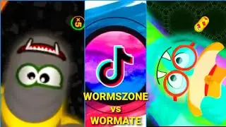 TIK TOK CACING WORMSZONE vs WORMATE || Kumpulan Cacing Viral Tik tok Terbaru 2020