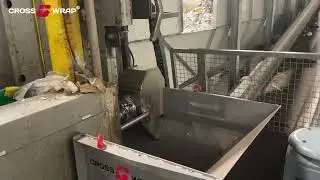 Coil Shredder | Shredding metal bale wires | Cross Wrap