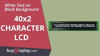 Arduino Black LCD 40x2 I2C Code Character Module Display High Contrast