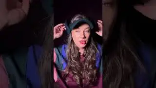 Козырек с ушами из мериноса в технике мокрого валяния