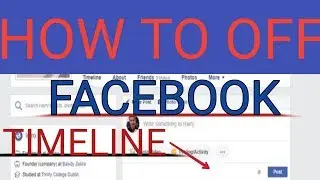How to off your fb timeline